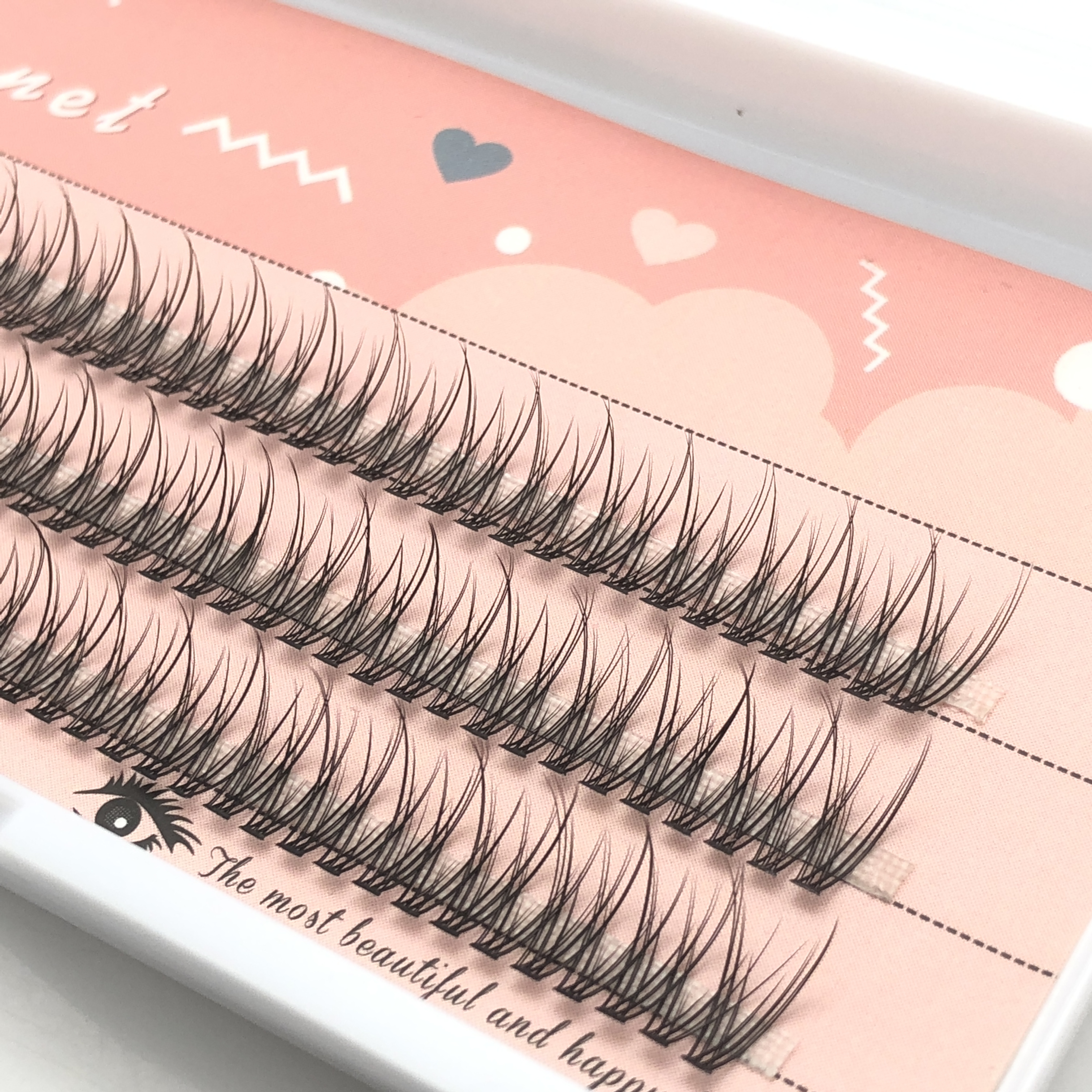 Eyelash Extension Japan - 120 Pcs/Box Premium Mink Individual Dovetail