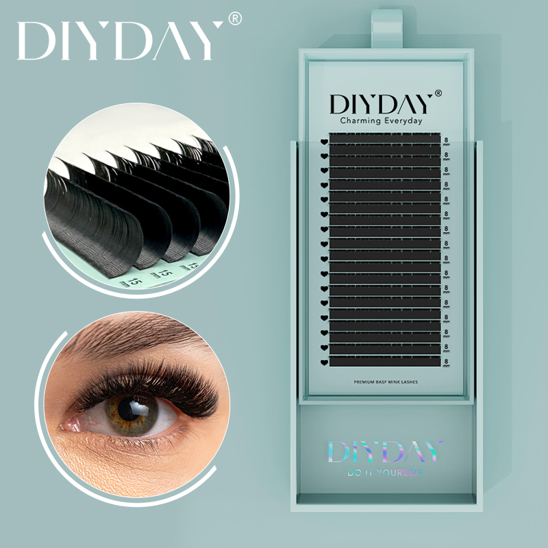 Eyelash Extension Natural Classic - DIYDAY Individual Eyelash Extension Long Length