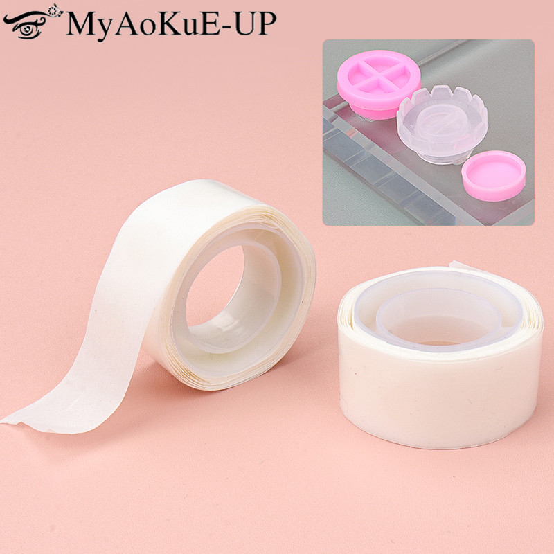 Eyelash Extension Adhesive - 300pcs Eyelash Extension Glue Cup Fixed