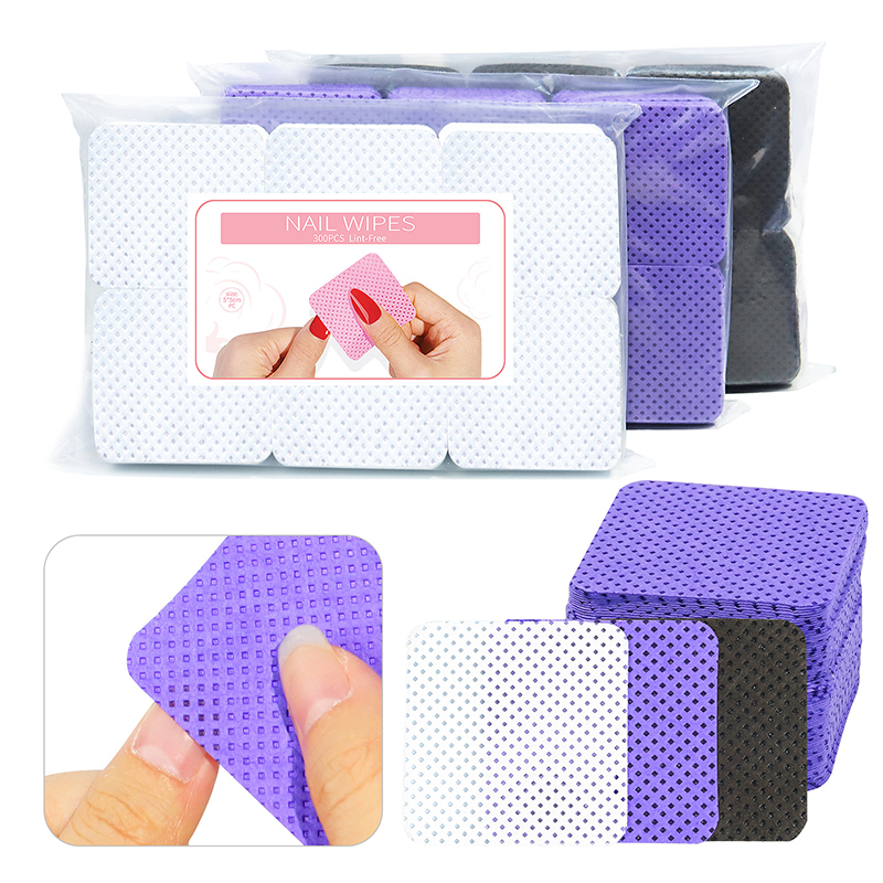 Eyelash Extension Adhesive - Lint Free Nail Wipes, 300 PCS