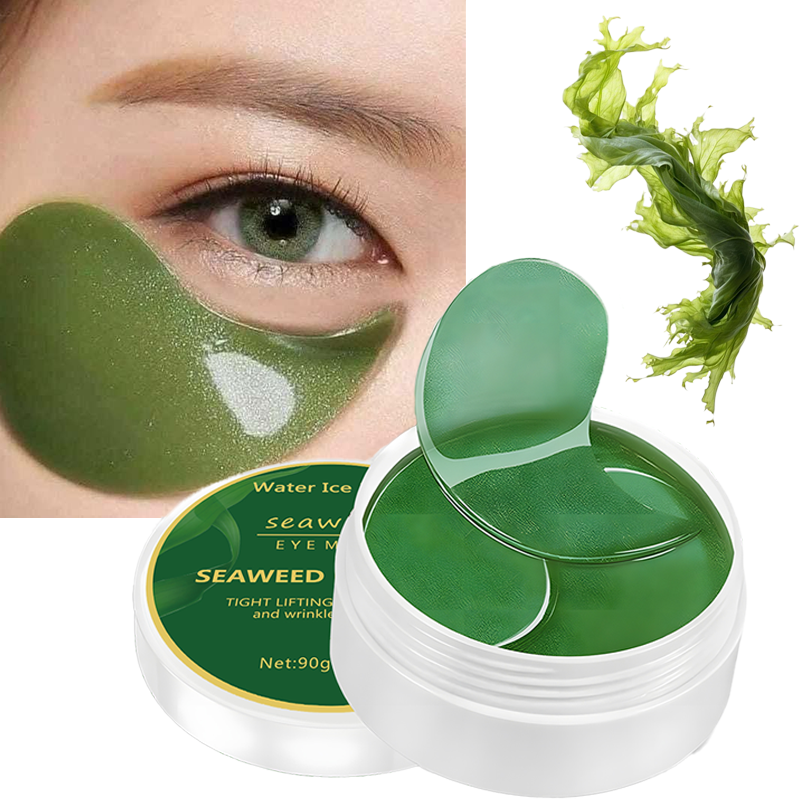 Eye Pad Collagen - 60pcs seaweed hyaluronic acid eye mask