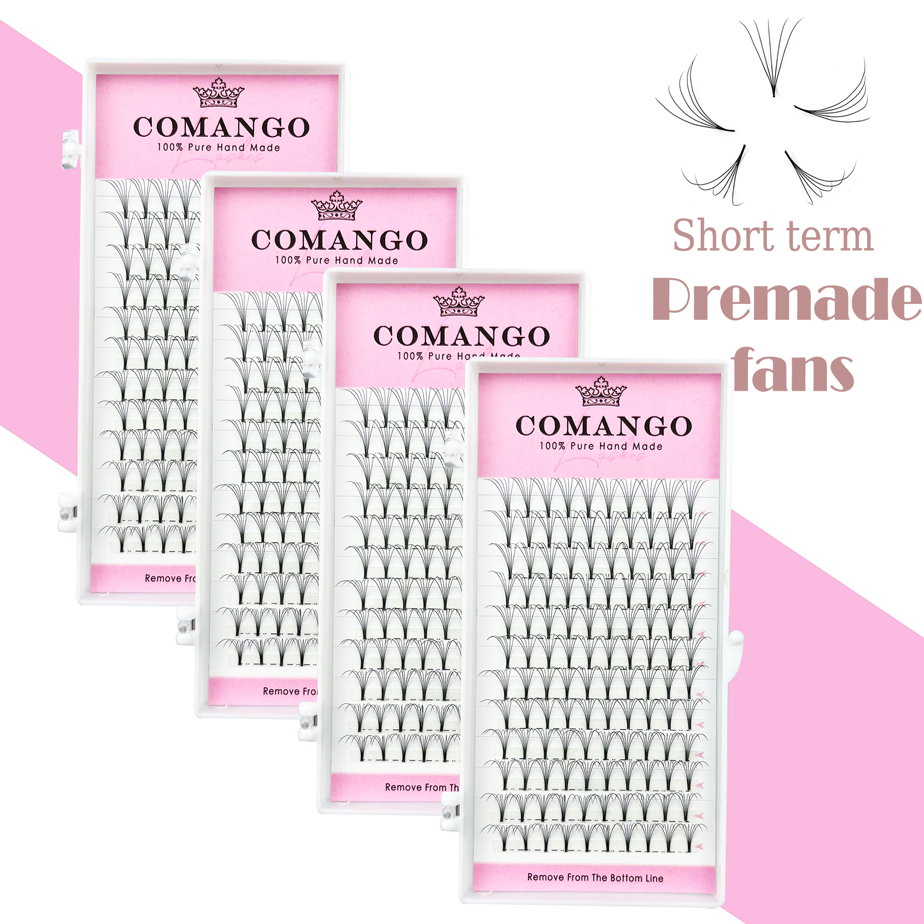 Lash Fan Volume - Premade Fans Lashes |0.07/0.10 | Curl