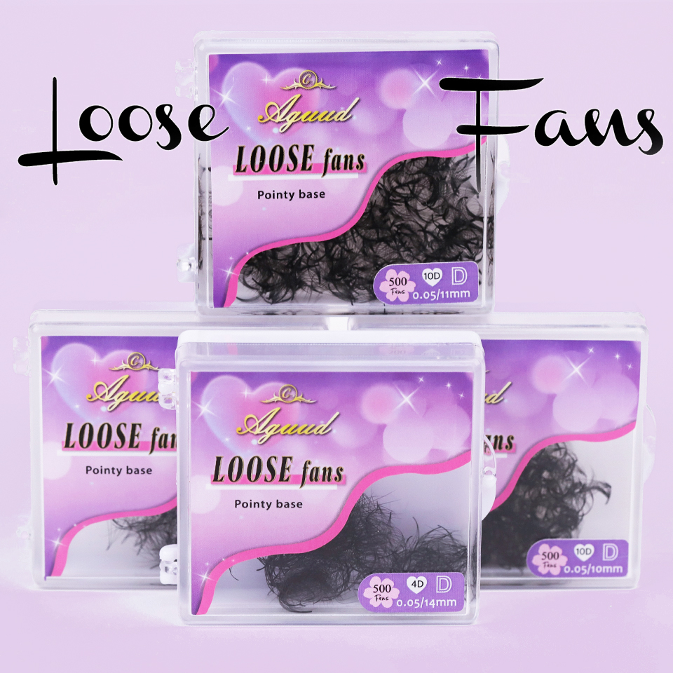 Faux Mink Lash - AGUUD 7mm Thin Pointy Base Russian
