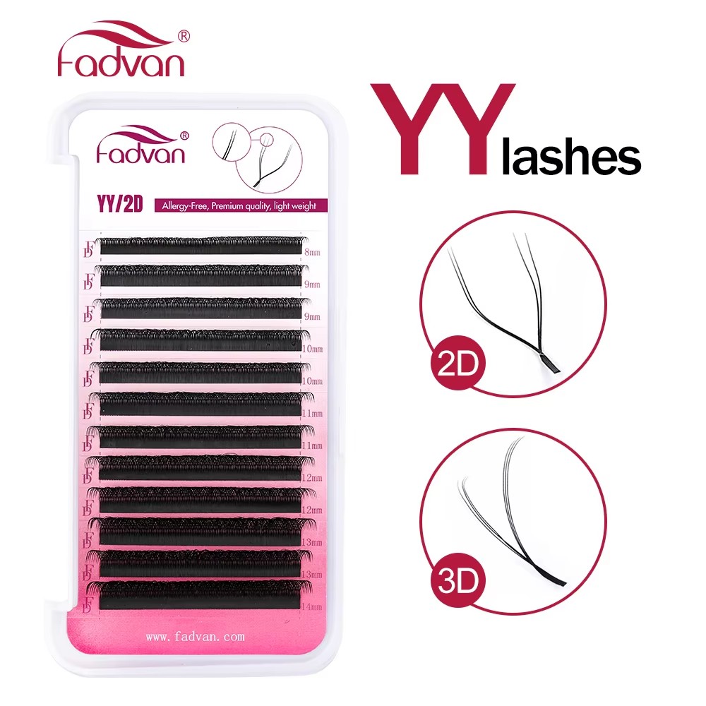 Lash Fan Volume - Fadvan 2D/3D YY Shape 0.07mm C/D