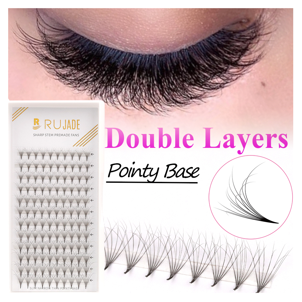 Eyelash Extension Review - New Arrival Double Layers Premade Volume