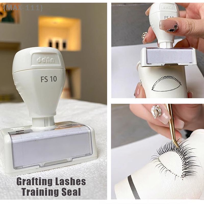 Eyelash Extension Course - 【F2-MAX111】Grafting Lashes Training Seal Stamp for