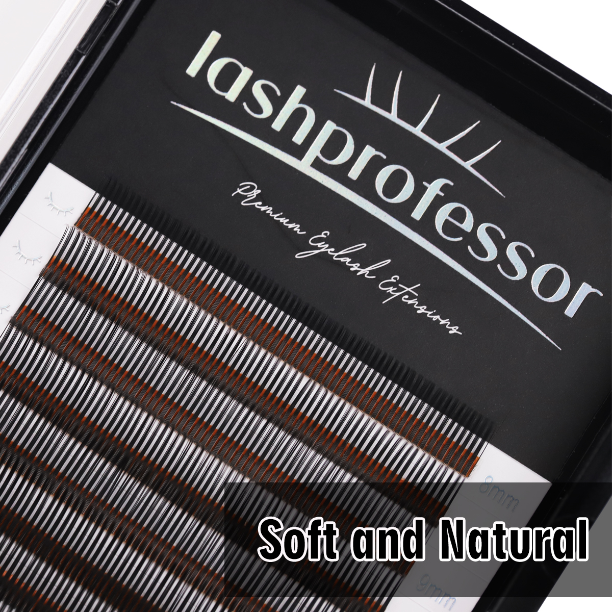 Lashprofessor Brown&Black Flow - Eyelash Extension Wet Look recension och pris