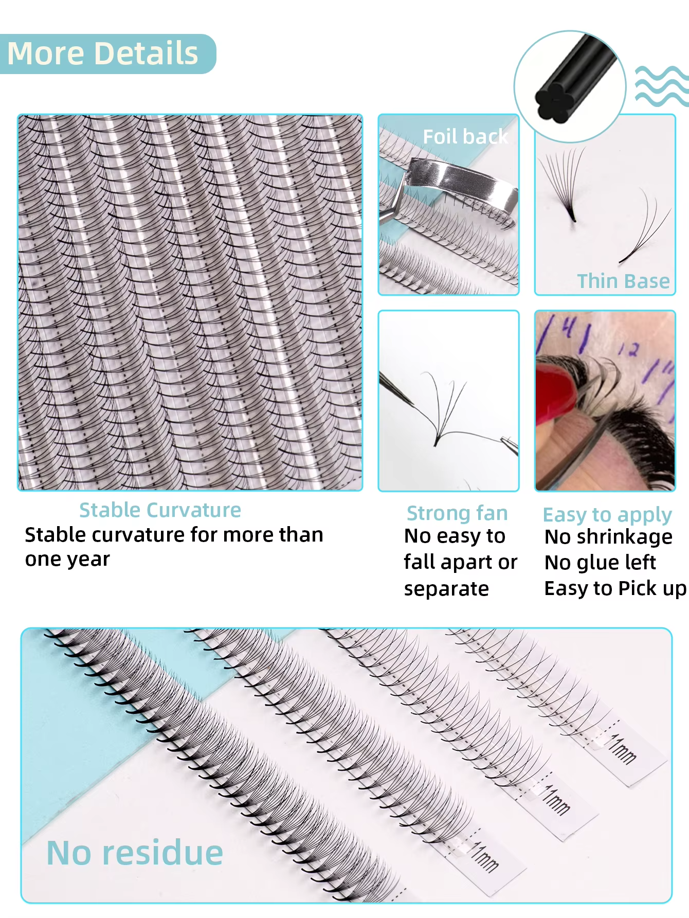 6D 8D 10D LC lashPre-made Volu - Lash Fan Volume recension och pris