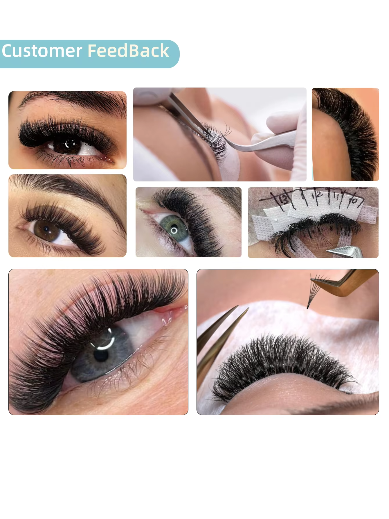 6D 8D 10D LC lashPre-made Volu - Lash Fan Volume recension och pris