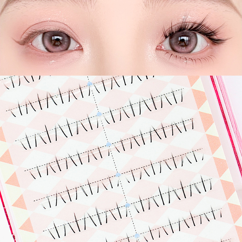 80pcs/set Segmented Lower Eyel - Eyelash Extension Japan recension och pris