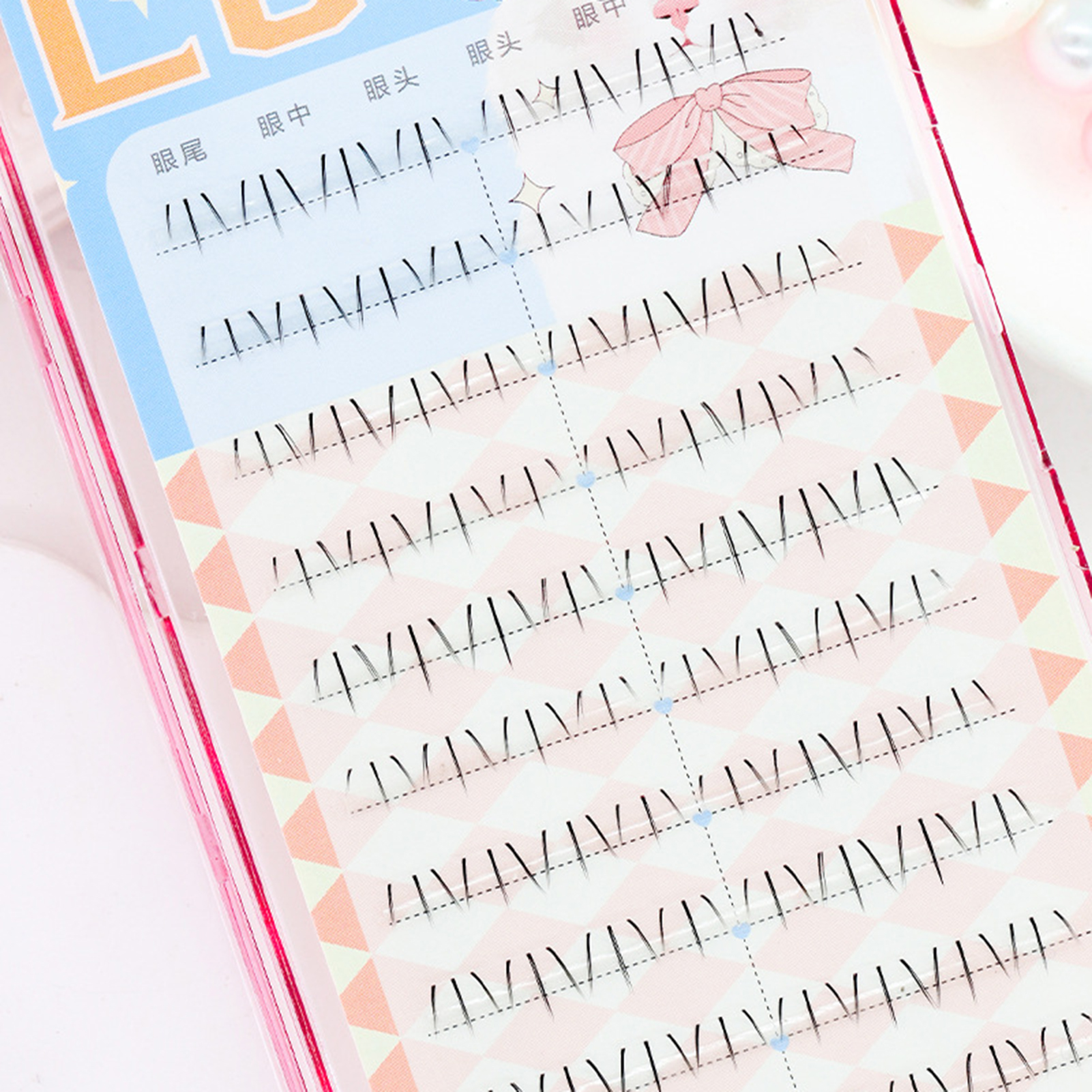 80pcs/set Segmented Lower Eyel - Eyelash Extension Japan recension och pris
