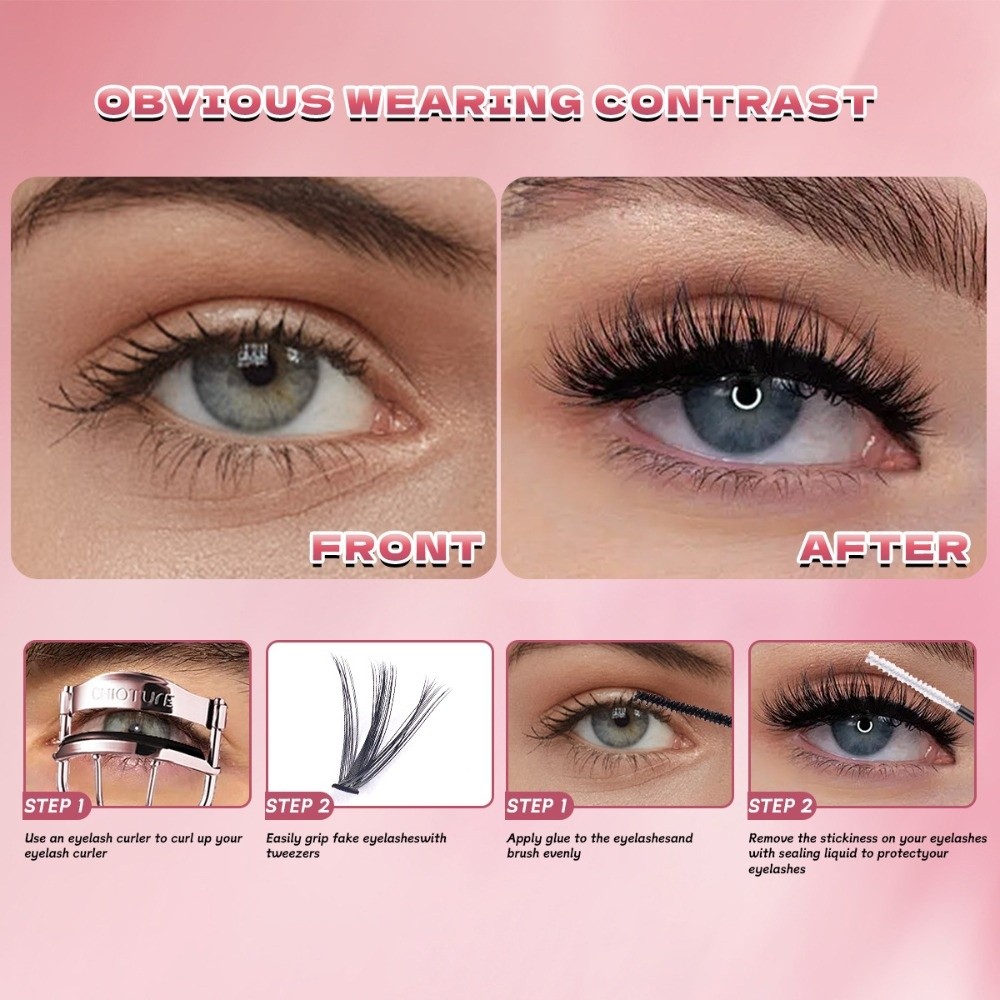 8-16mm Length False Eyelashes  - Faux Mink Lash recension och pris