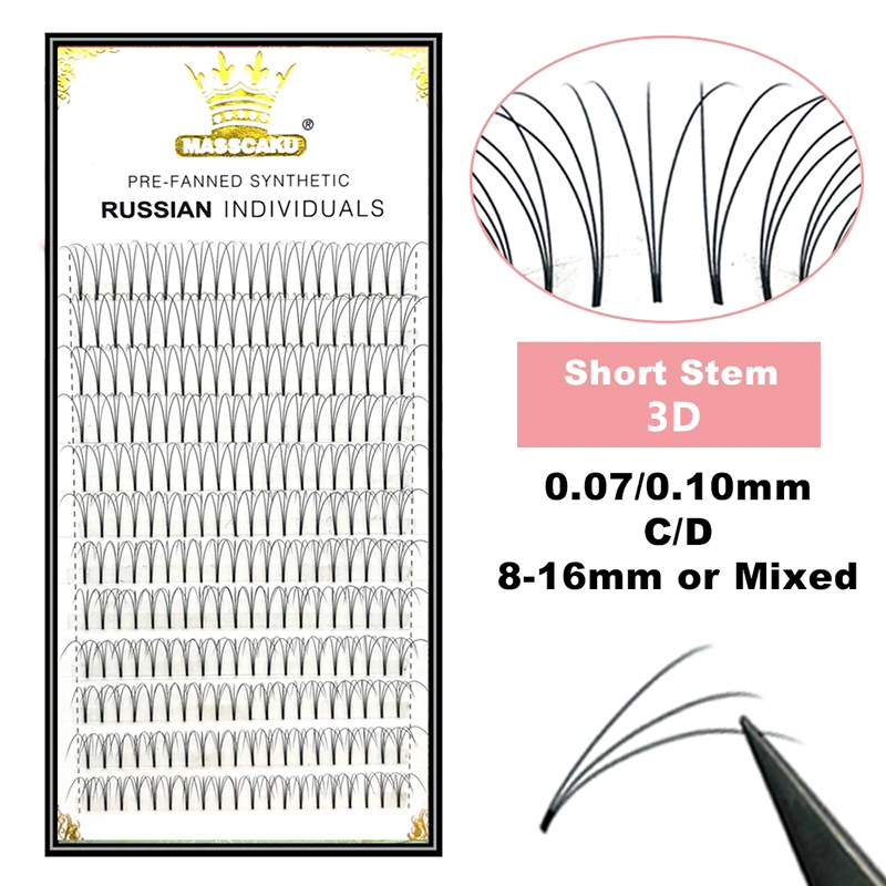MASSCAKU Premade Russian Volum - Eyelash Extension Japan recension och pris