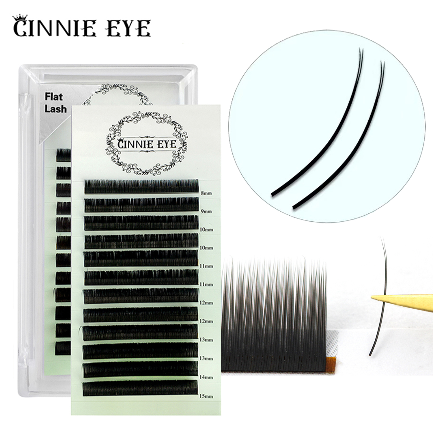 Flat Mink Eyelash Extensions N - Eyelash Extension Natural Classic recension och pris