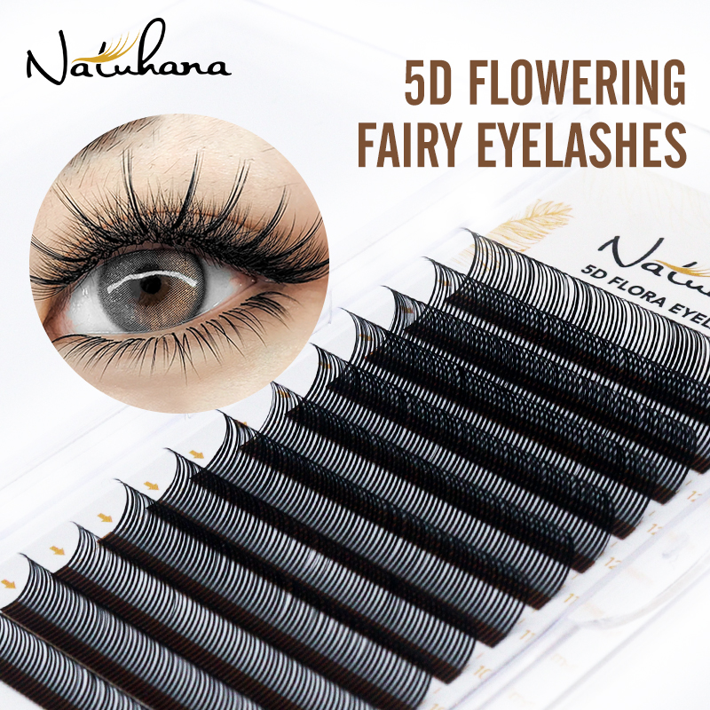 NATUHANA 5D Flora Individual L - Lash Fan Volume recension och pris