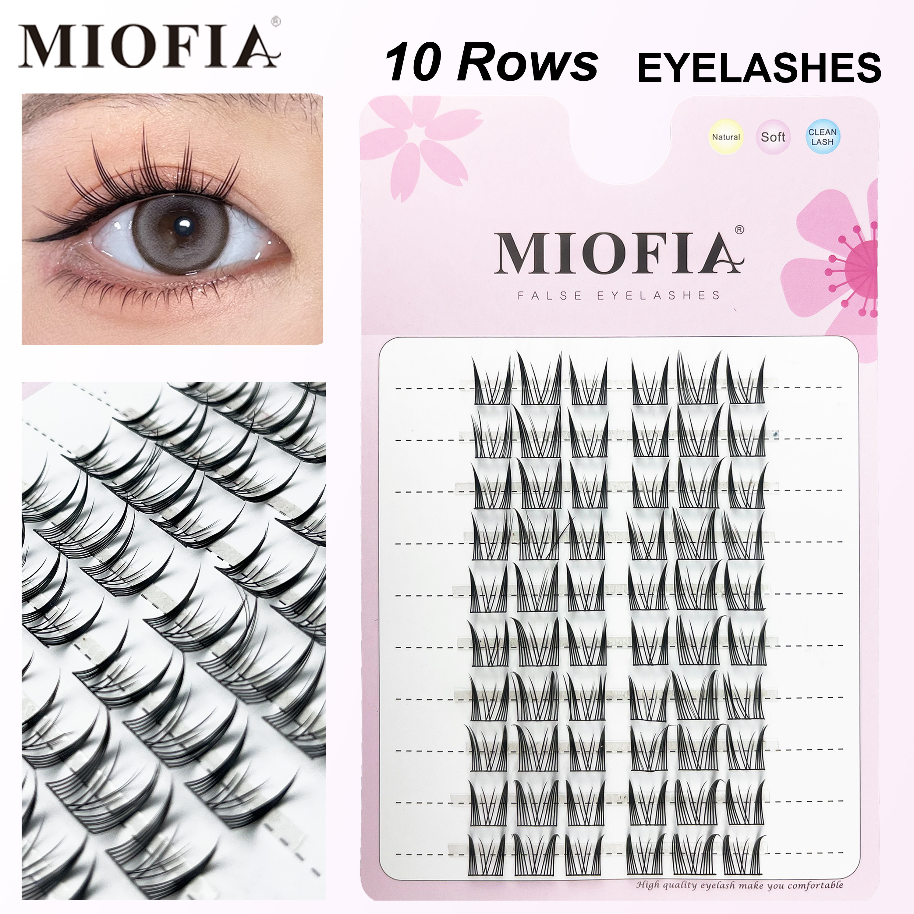 MIOFIA Manga False Eyelashes K - Eyelash Extension Anime Style recension och pris