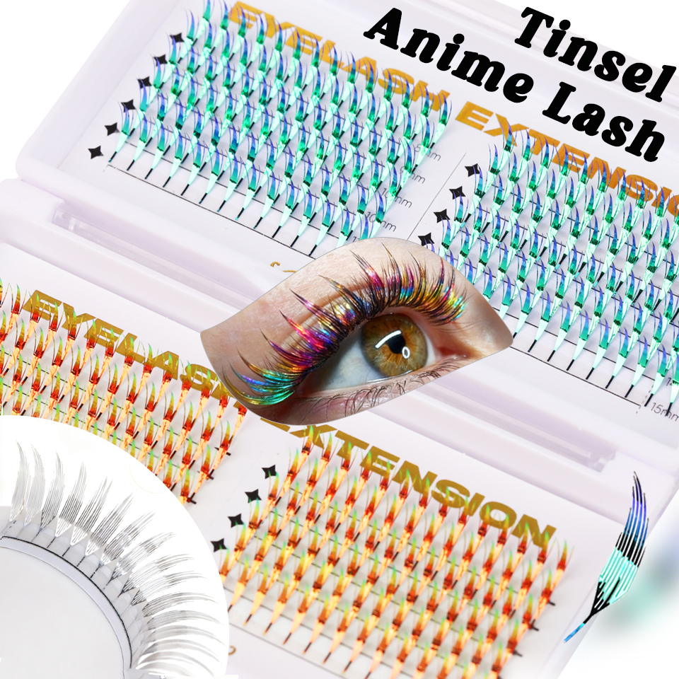 AGUUD Color Shiny Comic Spire  - Eyelash Extension Anime Style recension och pris