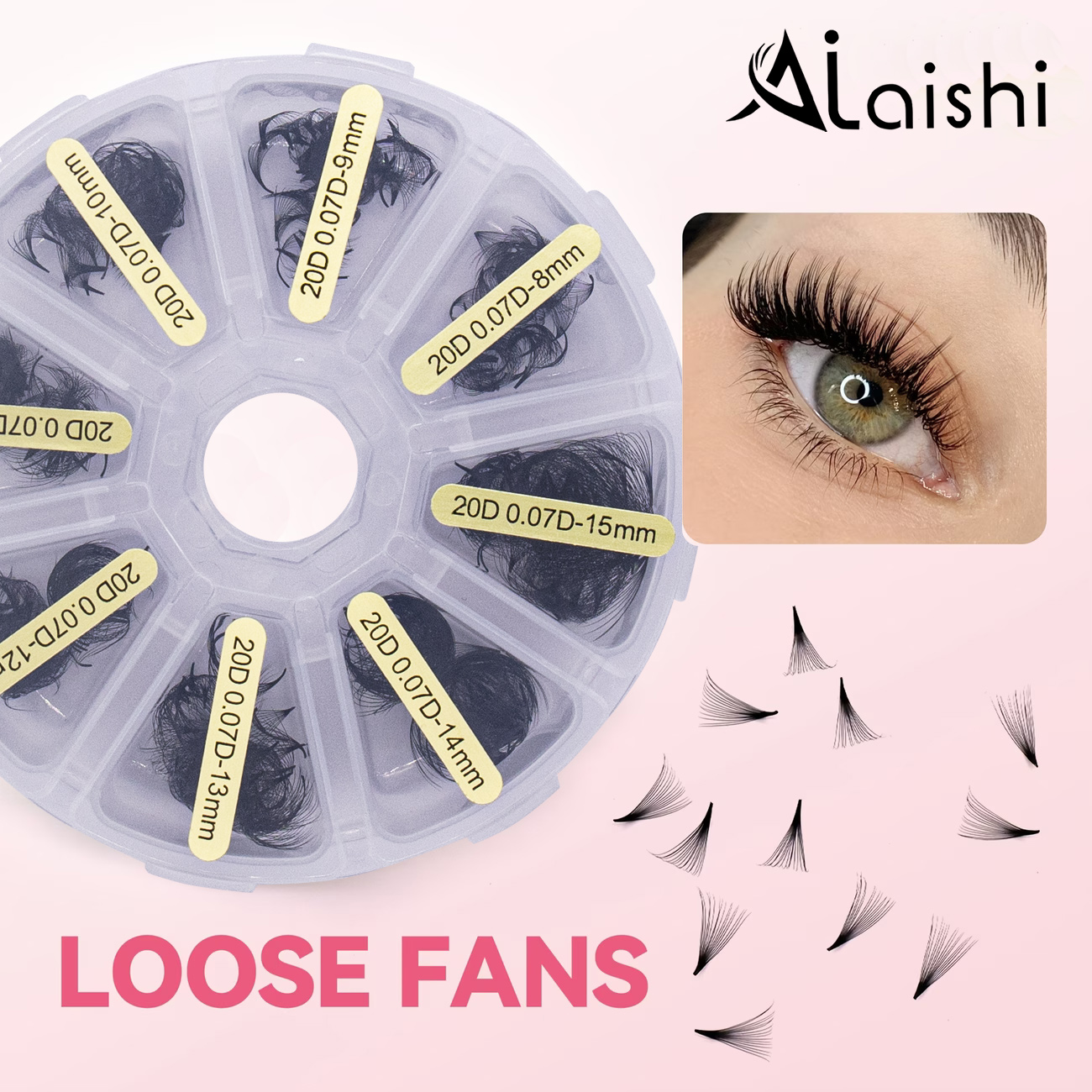 New Private Label 10D 15D 20D  - Lash Fan Volume recension och pris