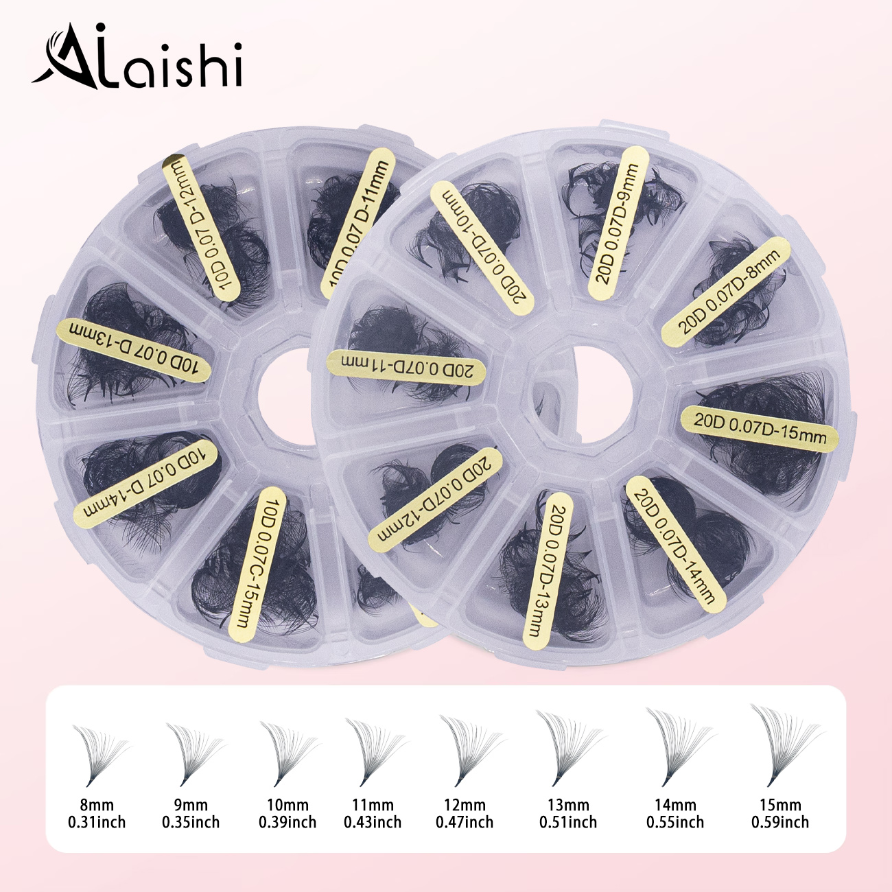 New Private Label 10D 15D 20D  - Lash Fan Volume recension och pris