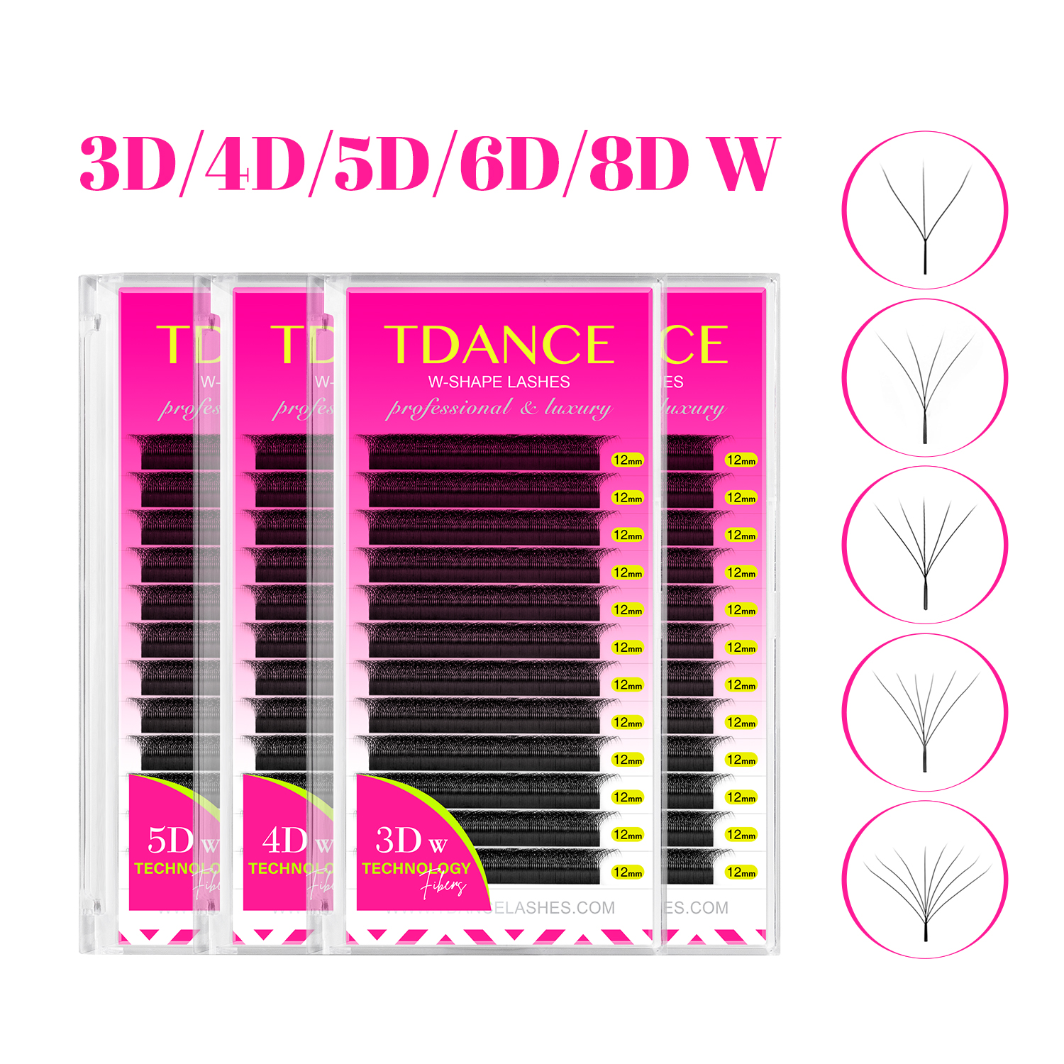TDANCE 3D 4D 5D 6D Premade Fan - Faux Mink Lash recension och pris