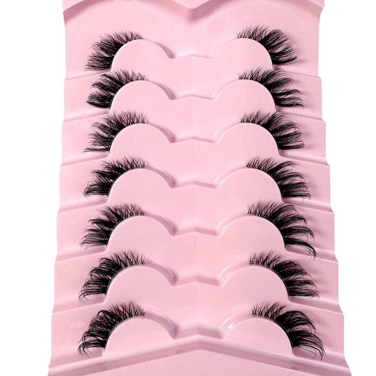 7Pairs Half Eye Lashes Natural - Eyelash Extension Cat Eye Wispy recension och pris