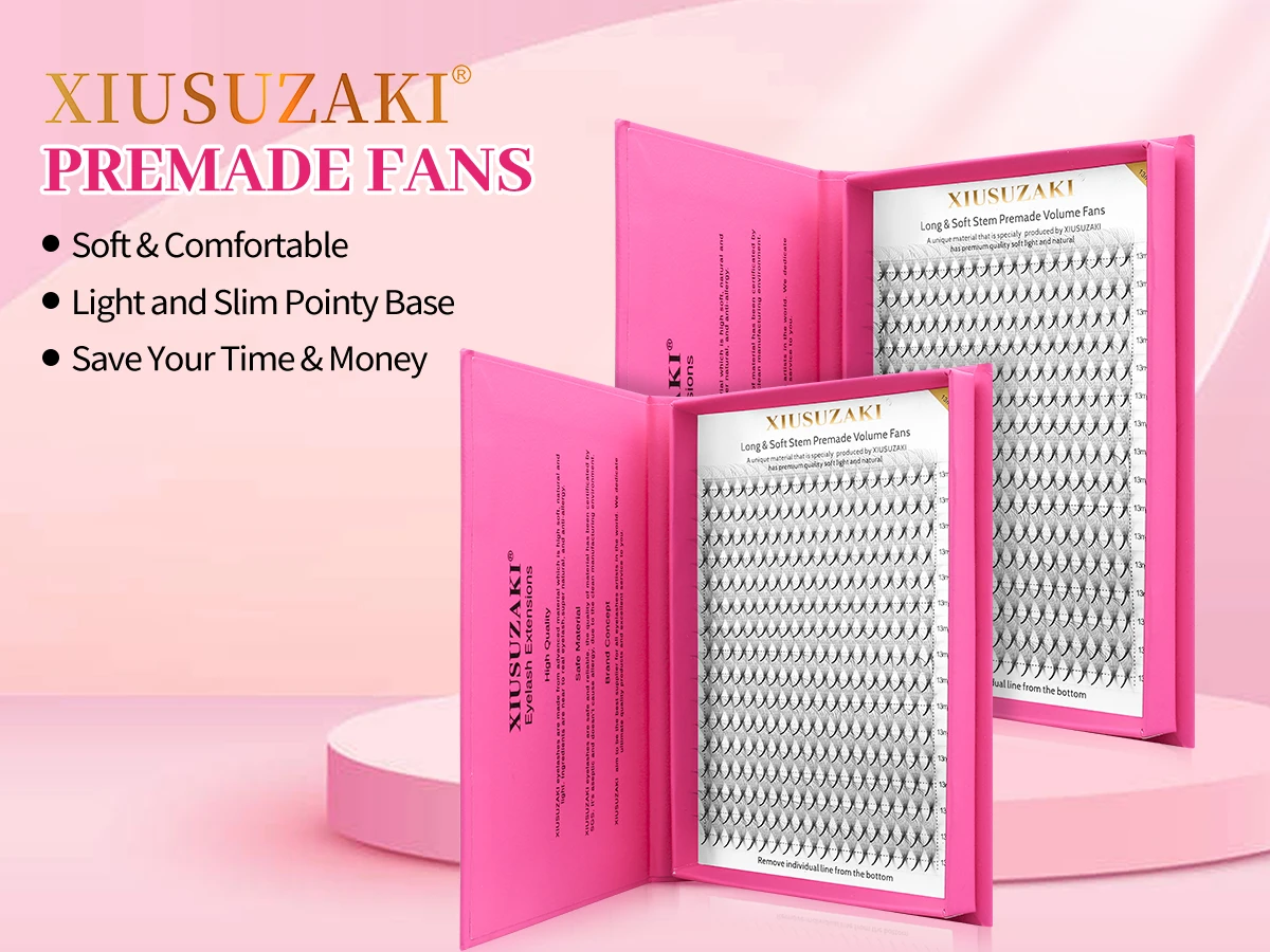 XIUSUZAKI 16Lines Premade Volu - Eyelash Extension Review recension och pris