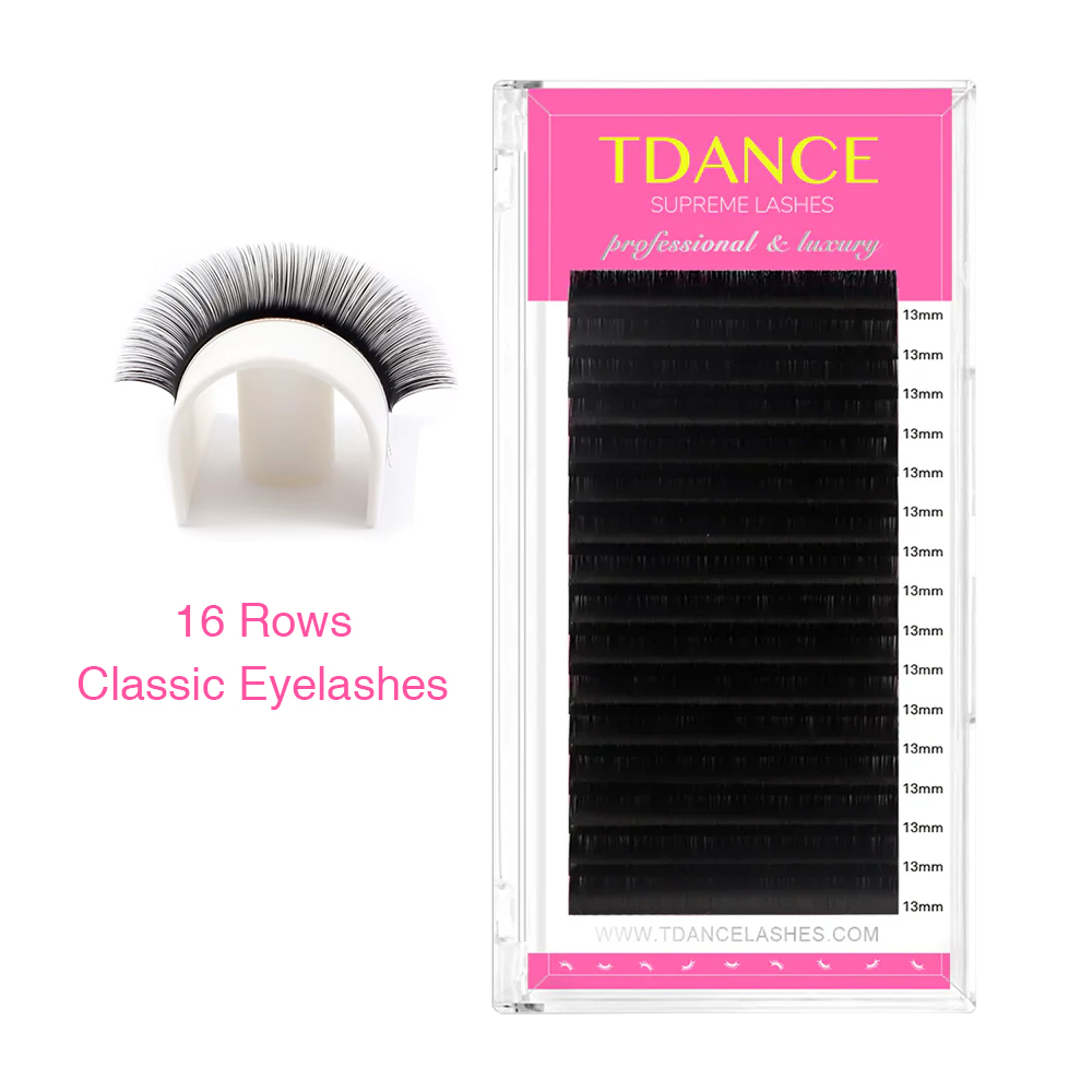 TDANCE 16Rows Classic Lash Dar - Eyelash Extension Natural Classic recension och pris