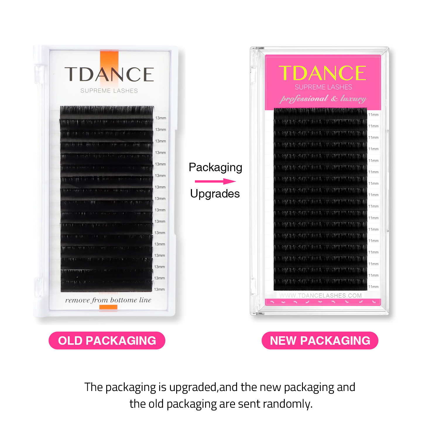 TDANCE 16Rows Classic Lash Dar - Eyelash Extension Natural Classic recension och pris