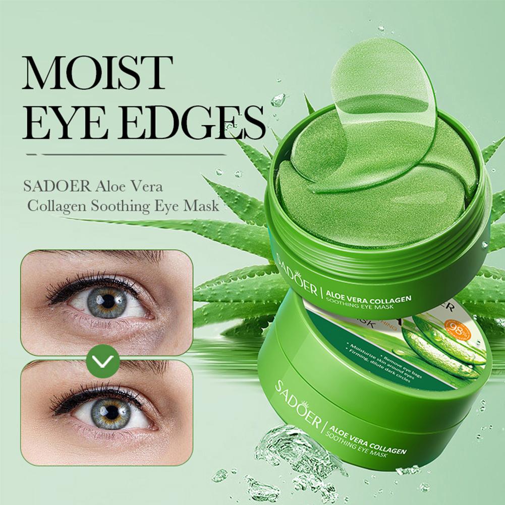 60pcs Aloe Vera Collagen Under - Eye Pad Collagen recension och pris