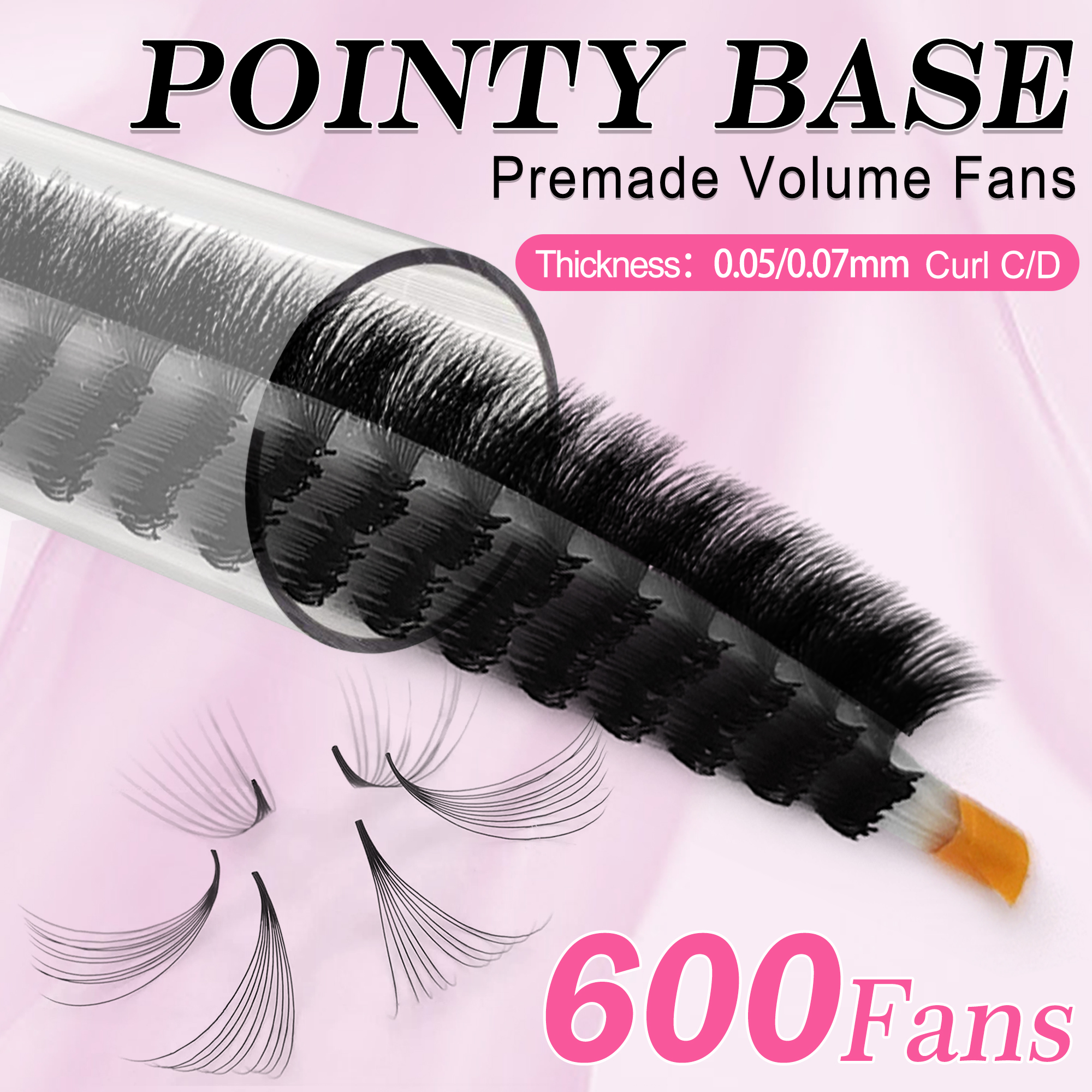 CoMango 600Fans Premade Volume - Eyelash Extension Japan recension och pris
