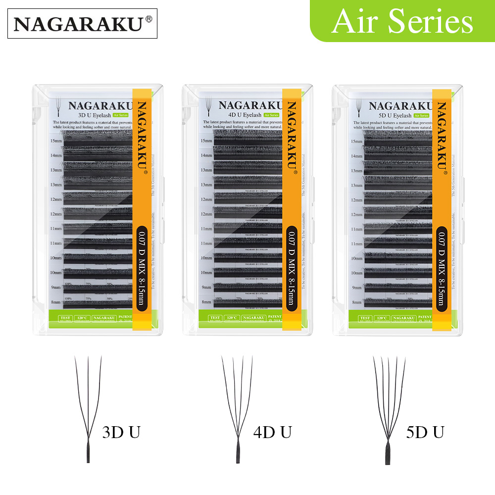 NAGARAKU U Shape 3D/4D/5D Soft - Eyelash Extension Course recension och pris