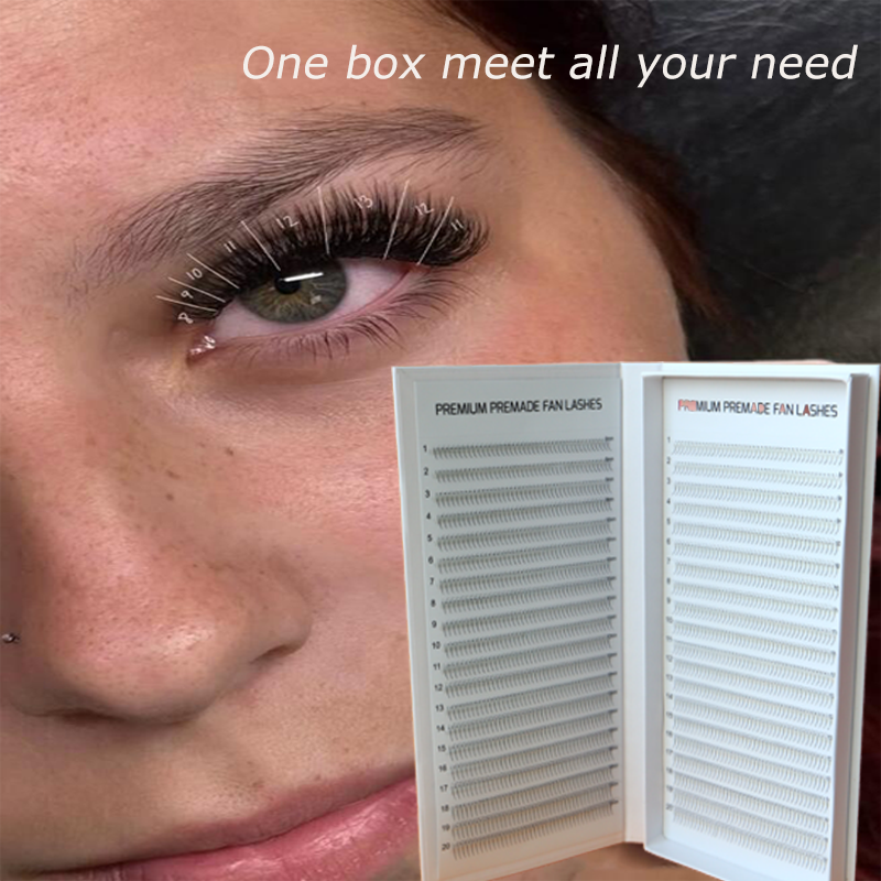 800/1600 Fans Narrow Premade L - Eyelash Extension Japan recension och pris