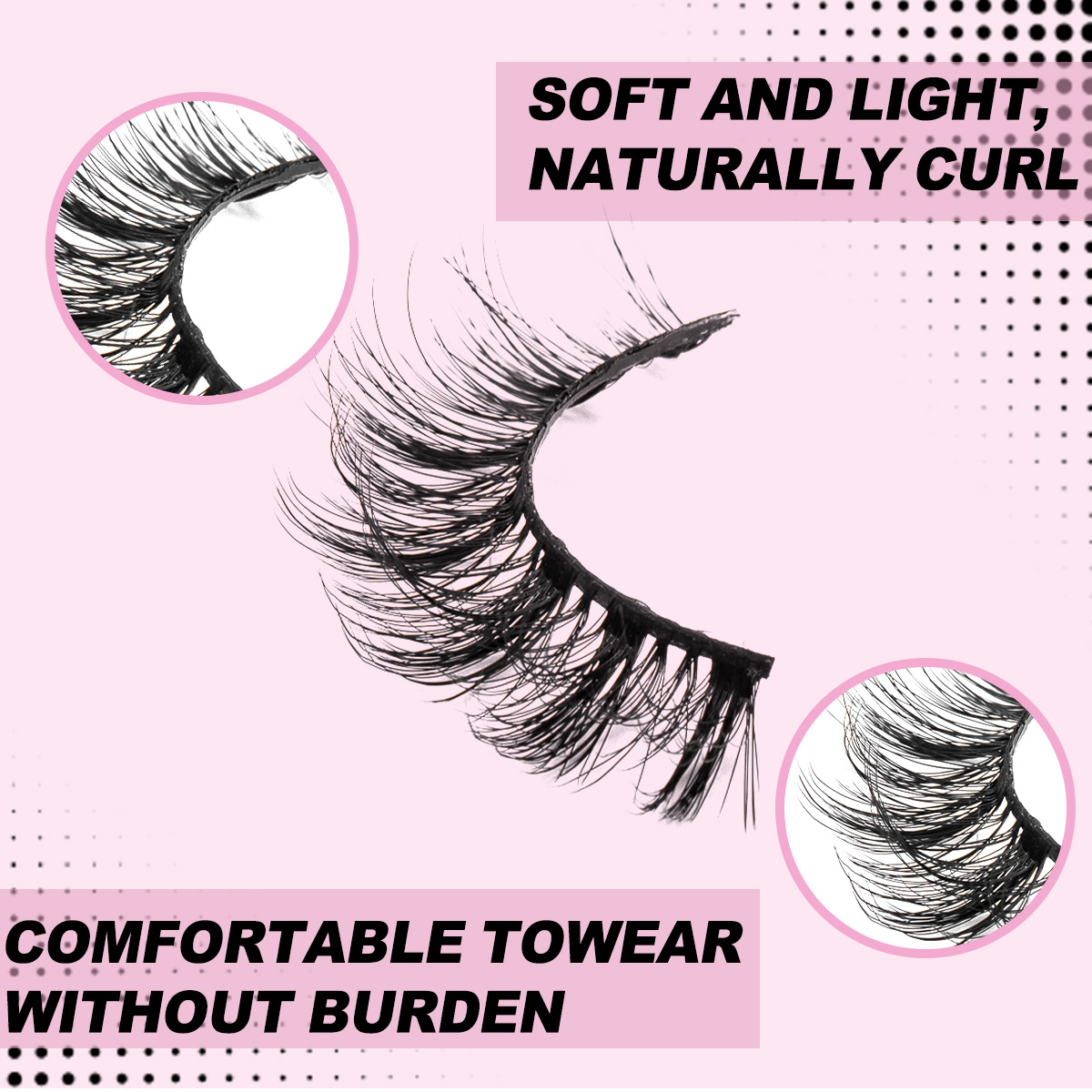 Cat Eye Lashes Faux Mink Eyela - Eyelash Extension Cat Eye Wispy recension och pris