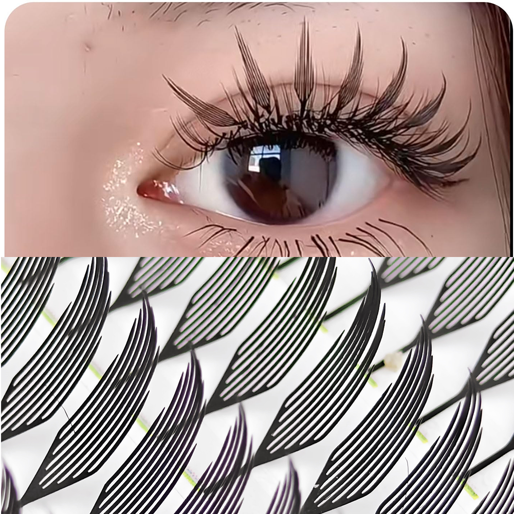 Anime-Style Ethereal Floral La - Eyelash Extension Wet Look recension och pris