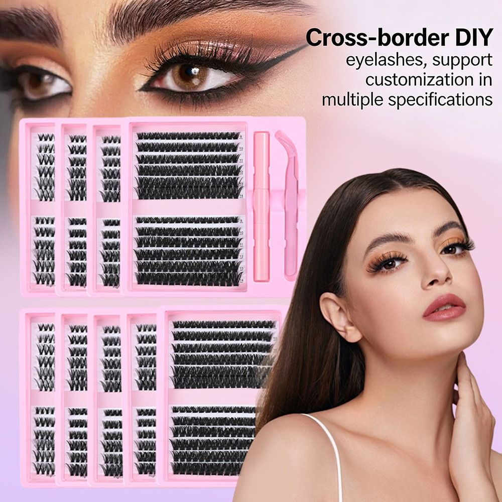 12 Rows Natural Look False Eye - Faux Mink Lash recension och pris