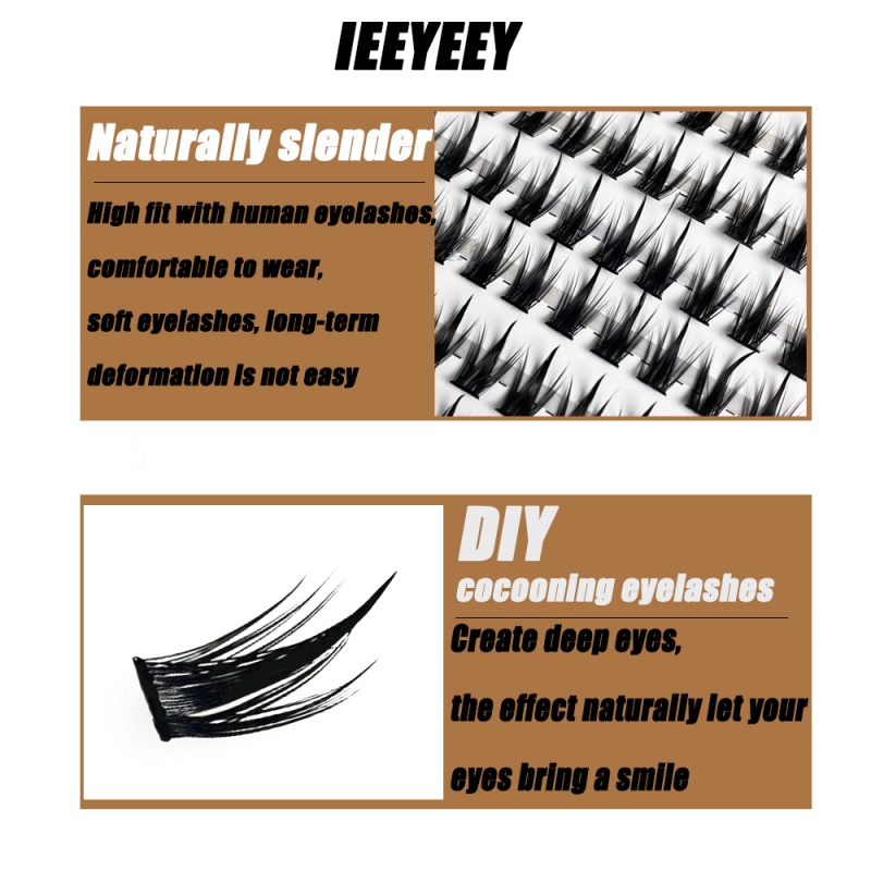 Russian Mink Eyelash cluster 1 - Eyelash Extension Review recension och pris