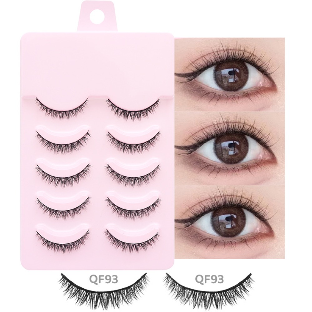 Popular 5 Pairs Manga Lashes M - Eyelash Extension Anime Style recension och pris