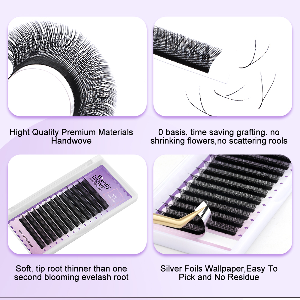 Wendy Lashes YY Shape Eyelash  - Lash Fan Volume recension och pris