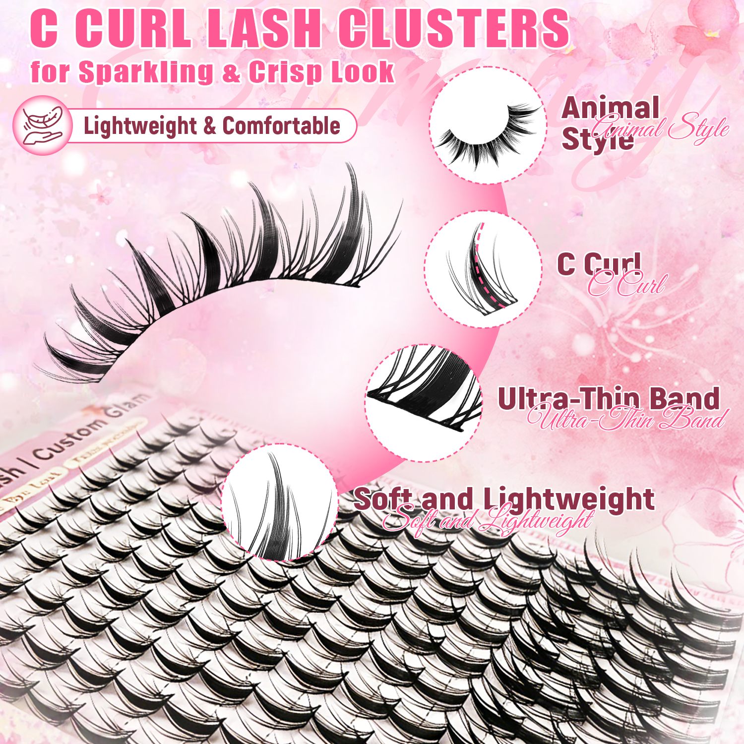 Fairy Eyelash Clusters Kit, Na - Eyelash Extension Wet Look recension och pris