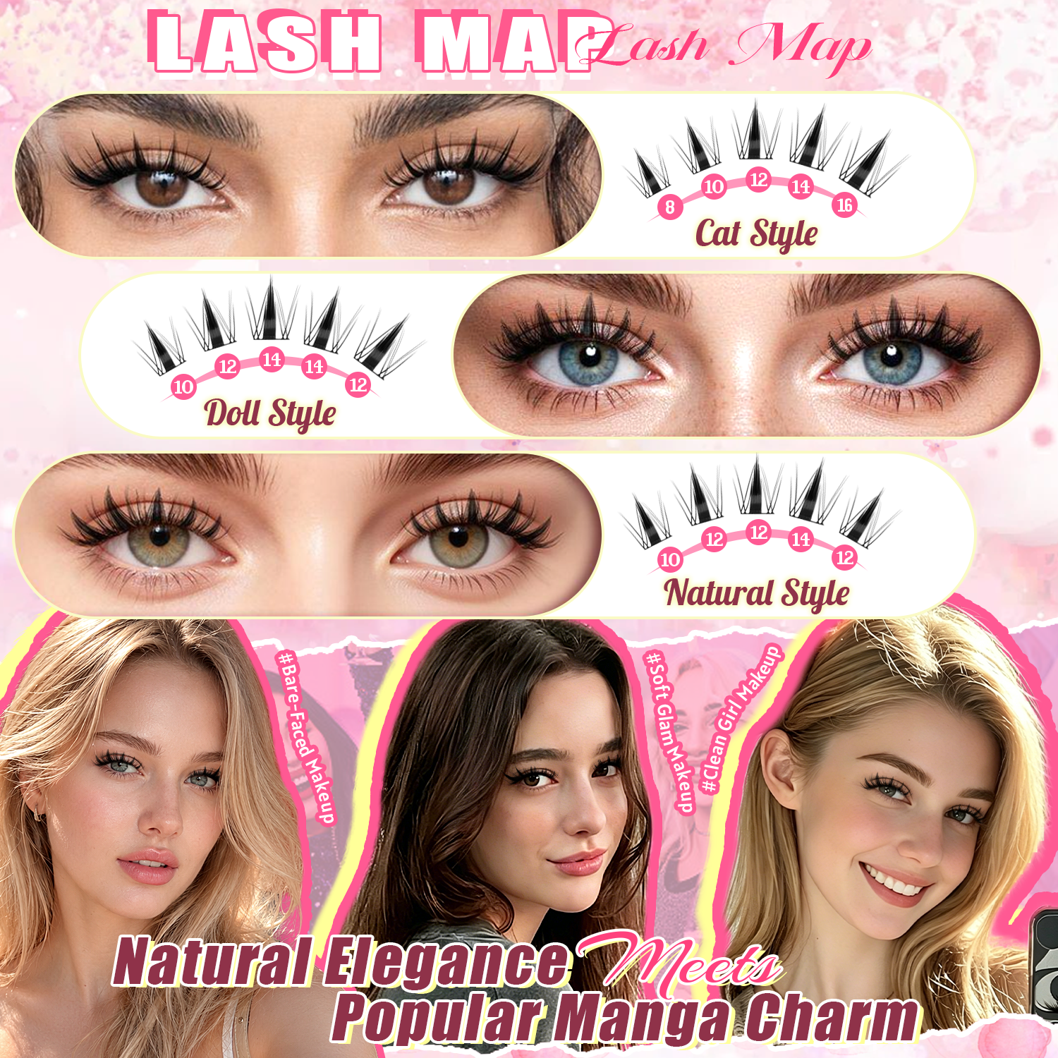Fairy Eyelash Clusters Kit, Na - Eyelash Extension Wet Look recension och pris
