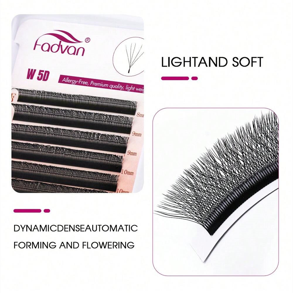 FADVAN Light 5D W Shaped 0.07m - Lash Fan Volume recension och pris