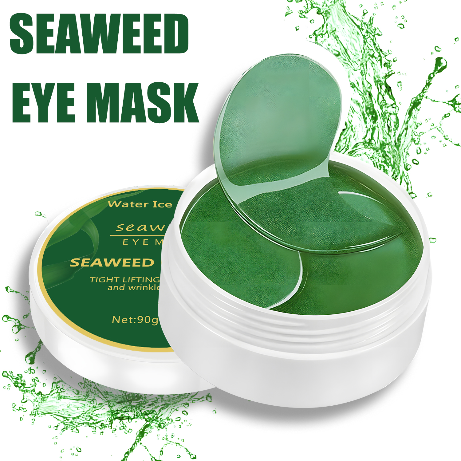 60pcs seaweed hyaluronic acid  - Eye Pad Collagen recension och pris
