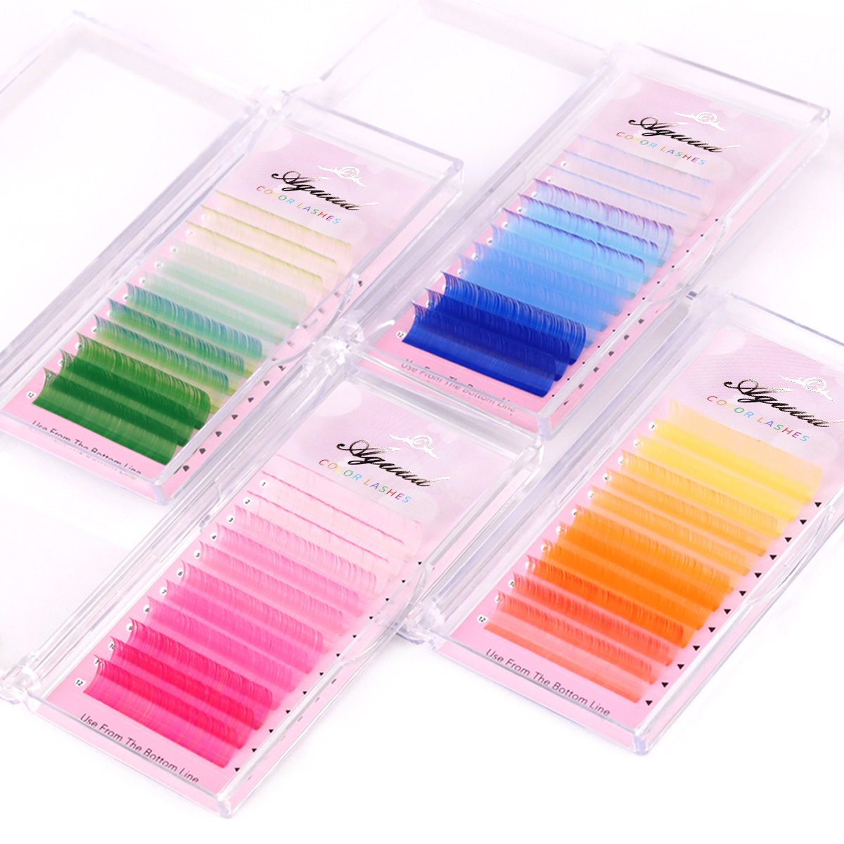 AGUUD Red Purple Blue Pink Gre - Eyelash Extension Review recension och pris