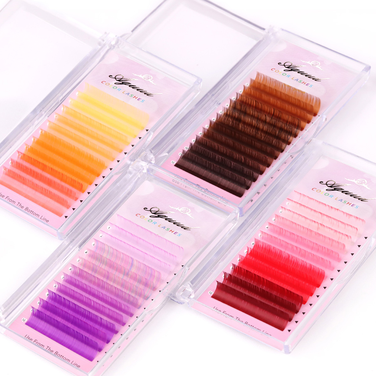 AGUUD Red Purple Blue Pink Gre - Eyelash Extension Review recension och pris