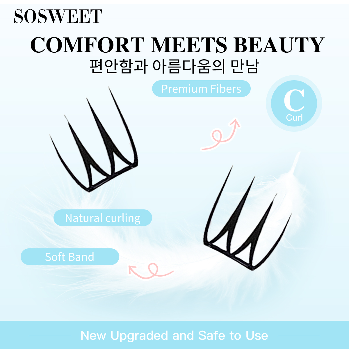 5/7/14Pairs Manga Lashes with  - Eyelash Extension Wet Look recension och pris