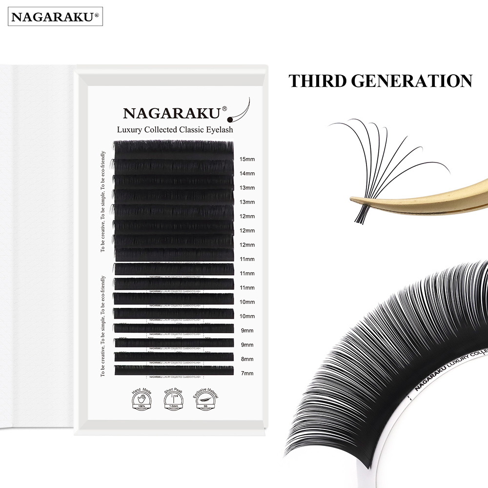 NAGARAKU Luxury Collected Clas - Eyelash Extension Natural Classic recension och pris