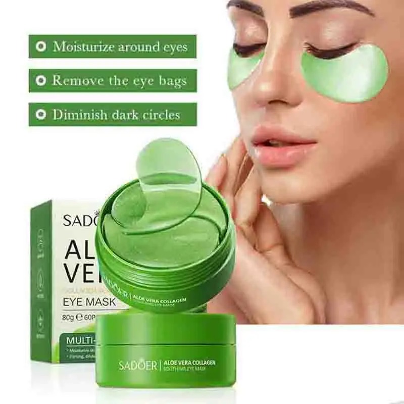 60pcs Aloe Vera Collagen Eye M - Eye Pad Collagen recension och pris
