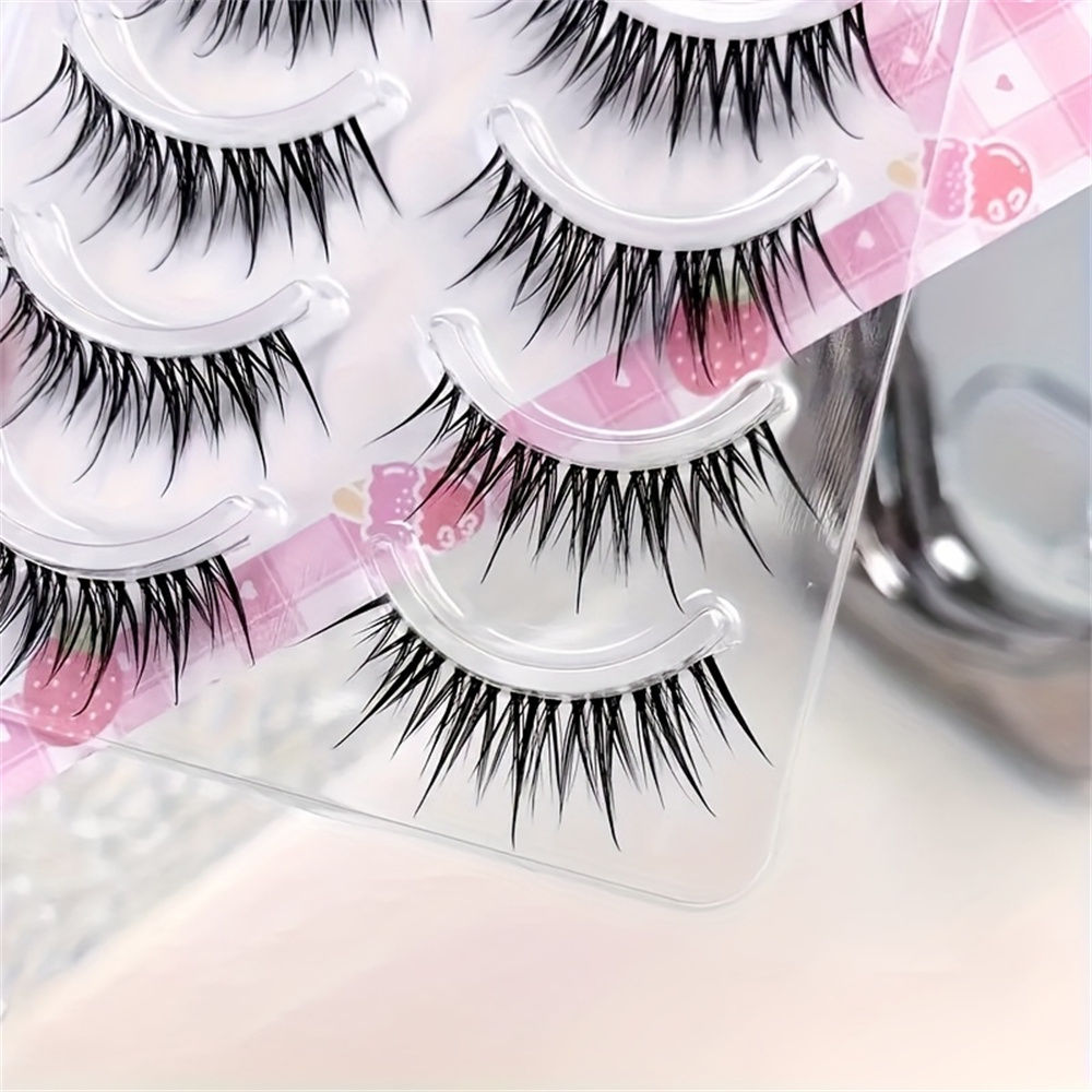5 pairs of wet comic eyelashes - Eyelash Extension Japan recension och pris
