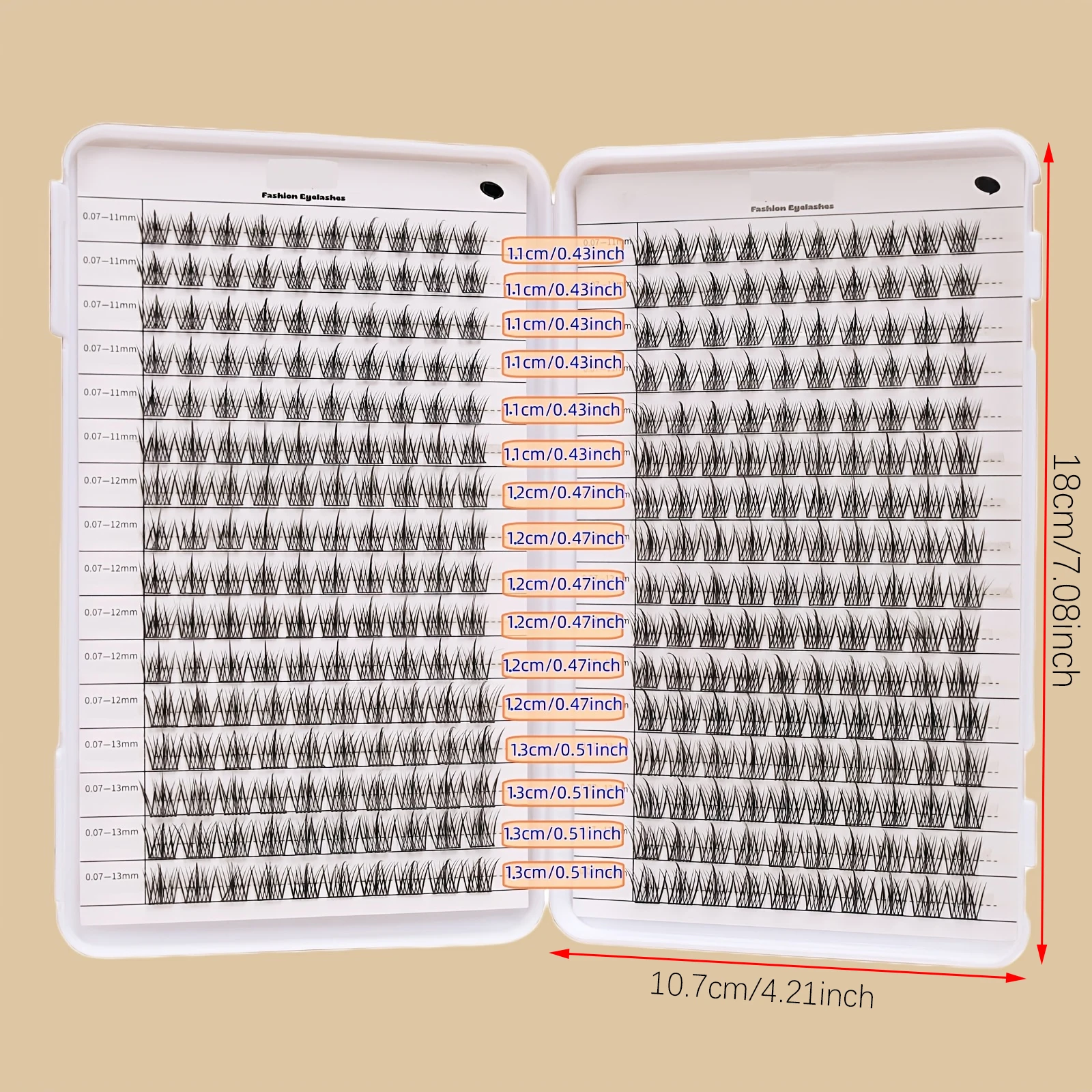 320 Cluster Eyelash Book DIY N - Eyelash Extension Anime Style recension och pris