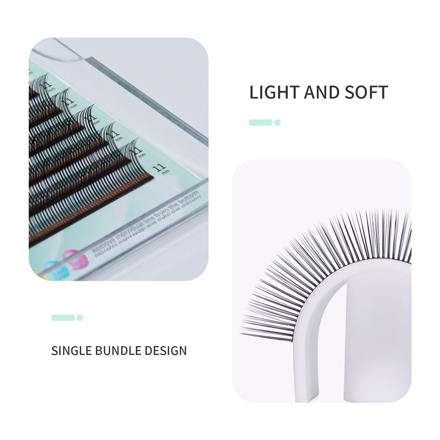 GLAMLASH 5D Flower Lashes Volu - Eyelash Extension Anime Style recension och pris